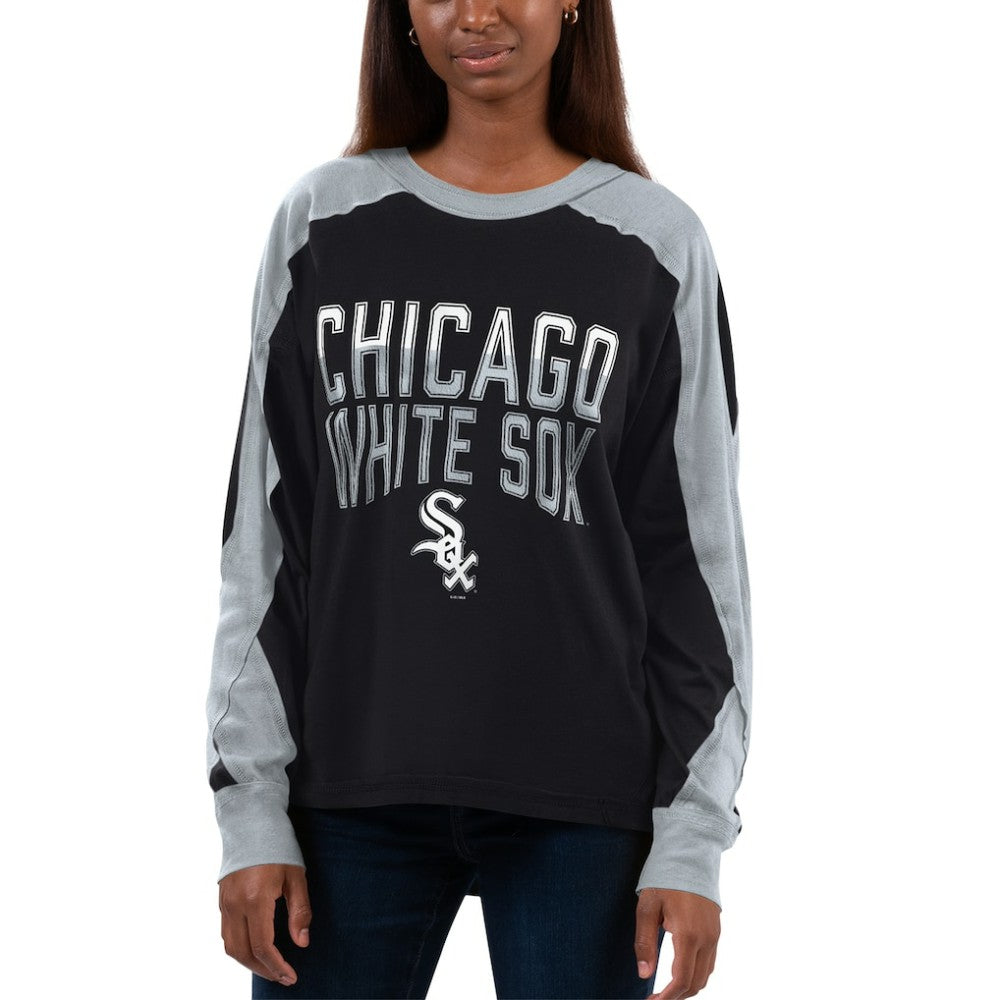 Chicago White Sox G-III 4Her by Carl Banks Women's Smash Raglan Long Sleeve T-Shirt - MLB T-shirts