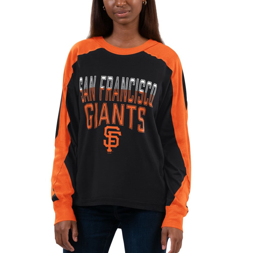 San Francisco Giants G-III 4Her by Carl Banks Women's Smash Raglan Long Sleeve T-Shirt - MLB T-shirts