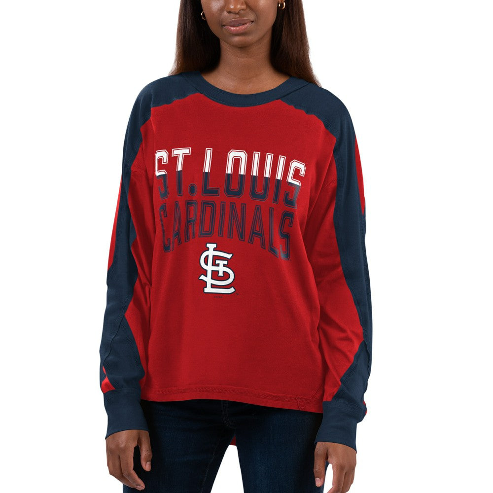 St. Louis Cardinals G-III 4Her by Carl Banks Women's Smash Raglan Long Sleeve T-Shirt - MLB T-shirts
