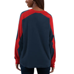 Boston Red Sox G-III 4Her by Carl Banks Women's Smash Raglan Long Sleeve T-Shirt - MLB T-shirts