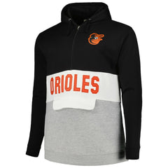 Baltimore Orioles Big & Tall Hoodie Half-Zip Sweatshirt - MLB Hoodies