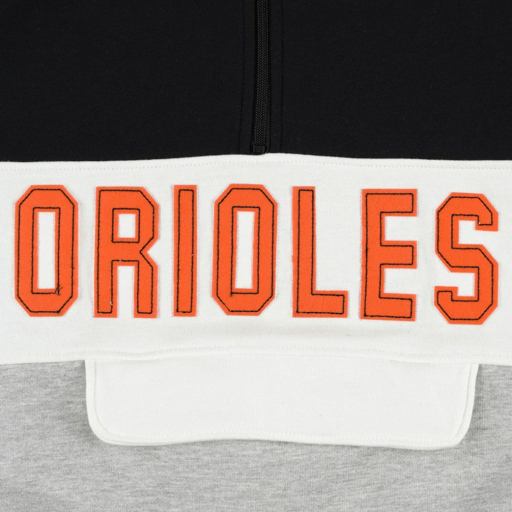 Baltimore Orioles Big & Tall Hoodie Half-Zip Sweatshirt - MLB Hoodies