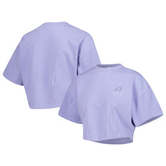 Purple Phoenix Suns Lusso Women's Nola Faded Tonal Cropped T-Shirt | NBA
