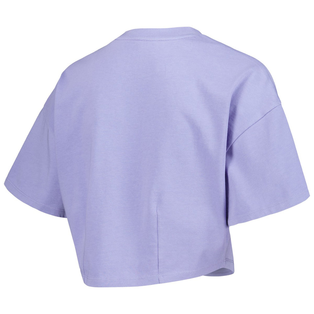 Purple Phoenix Suns Lusso Women's Nola Faded Tonal Cropped T-Shirt | NBA