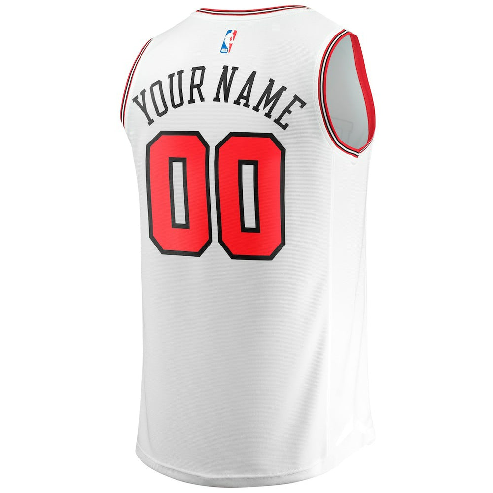 White Chicago Bulls Youth Fast Break Replica Custom Jersey sale | NBA