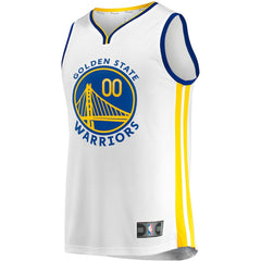 White Golden State Warriors Youth Fast Break Replica Custom Jersey sale | NBA