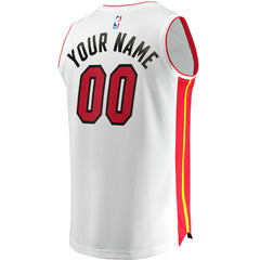 White Miami Heat Youth Fast Break Custom Replica Jersey | NBA