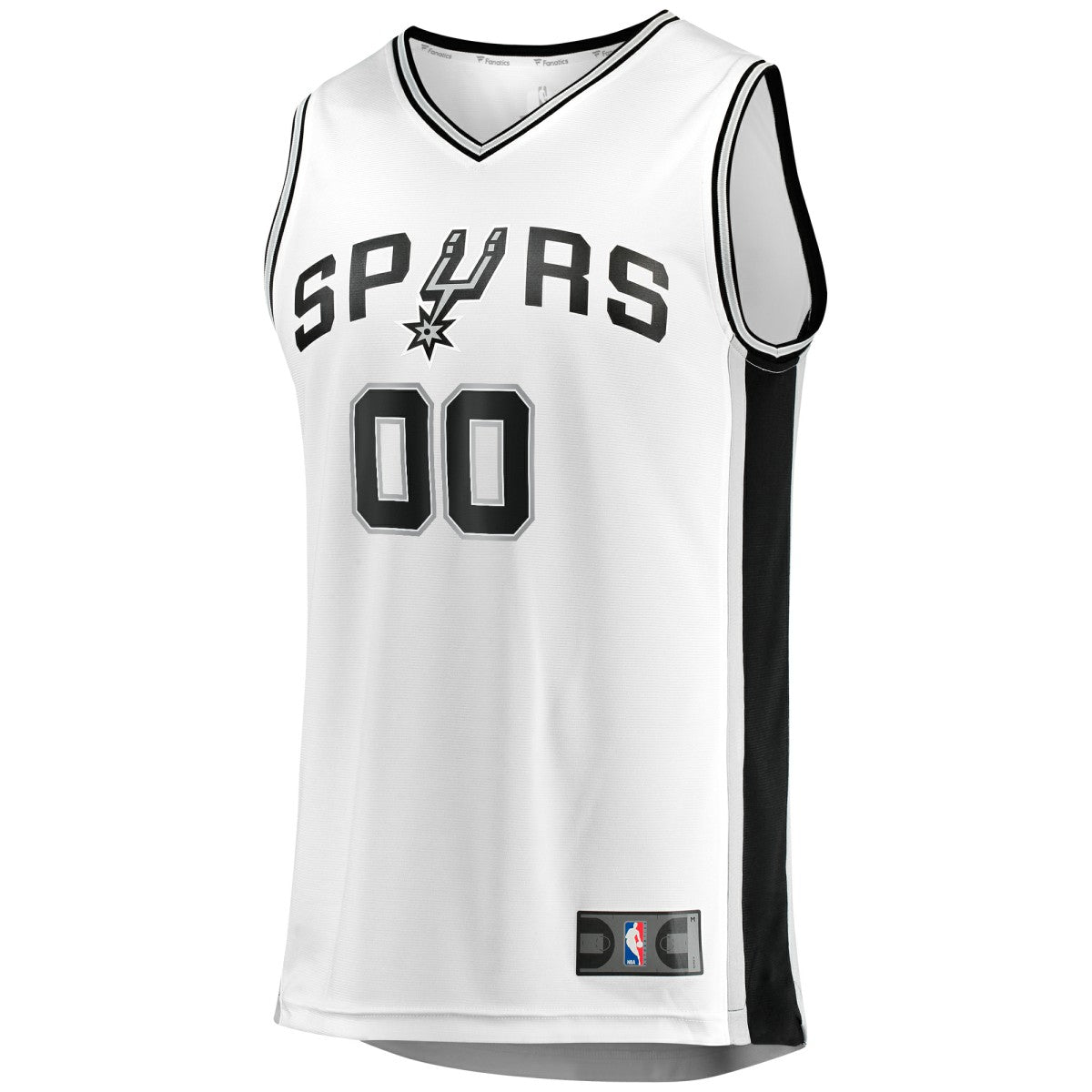 White San Antonio Spurs Youth Fast Break Replica Custom Jersey | NBA