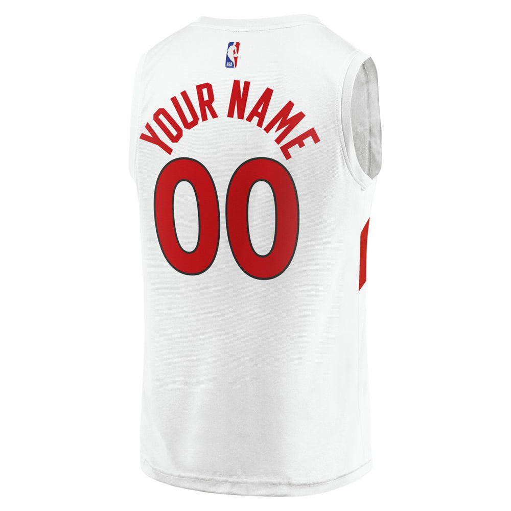 White Toronto Raptors Youth Fast Break Replica Custom Jersey | NBA