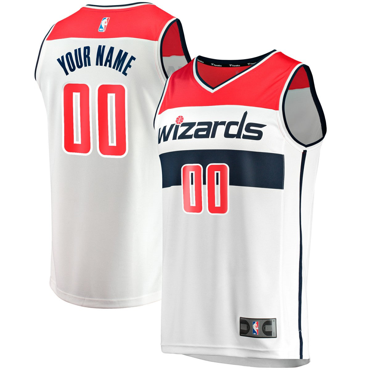 White Washington Wizards Youth Fast Break Replica Custom Jersey | NBA