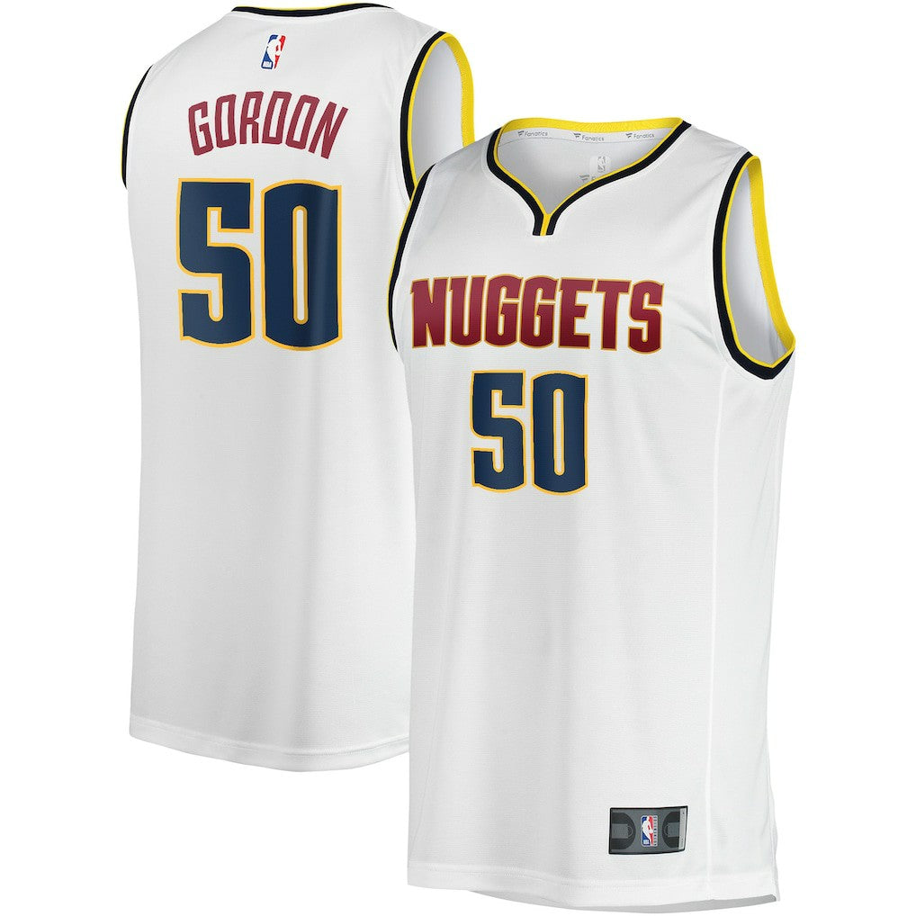 White Aaron Gordon Denver Nuggets Fast Break Player Jersey sale | NBA