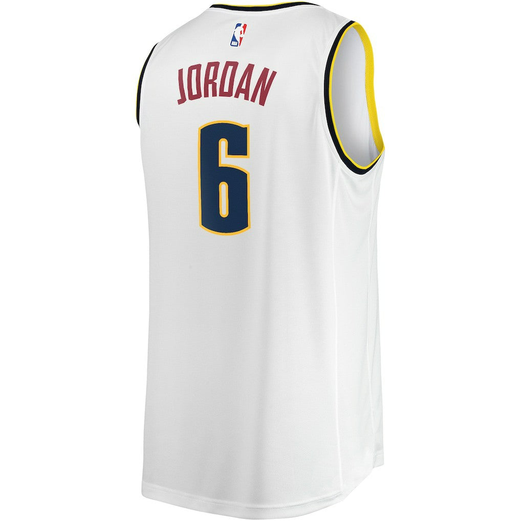 White DeAndre Jordan Denver Nuggets Fast Break Player Jersey sale | NBA