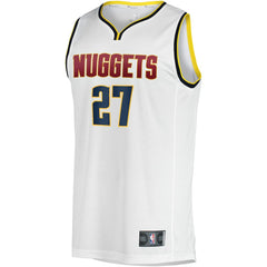 White Jamal Murray Denver Nuggets Fast Break Player Jersey sale | NBA