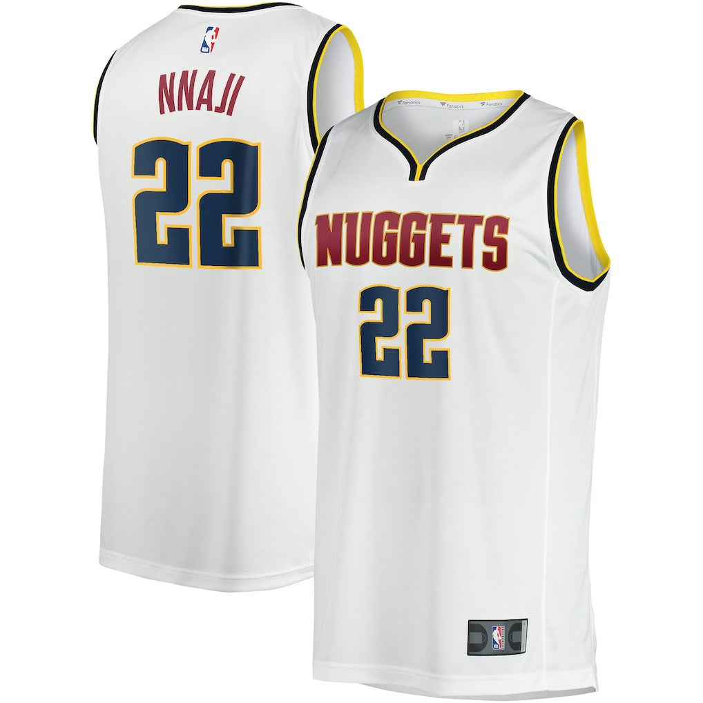 White Zeke Nnaji Denver Nuggets Fast Break Player Jersey sale | NBA