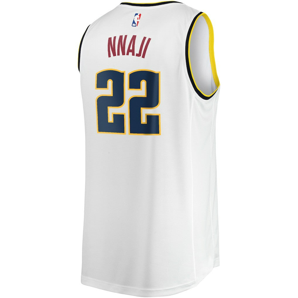 White Zeke Nnaji Denver Nuggets Fast Break Player Jersey sale | NBA