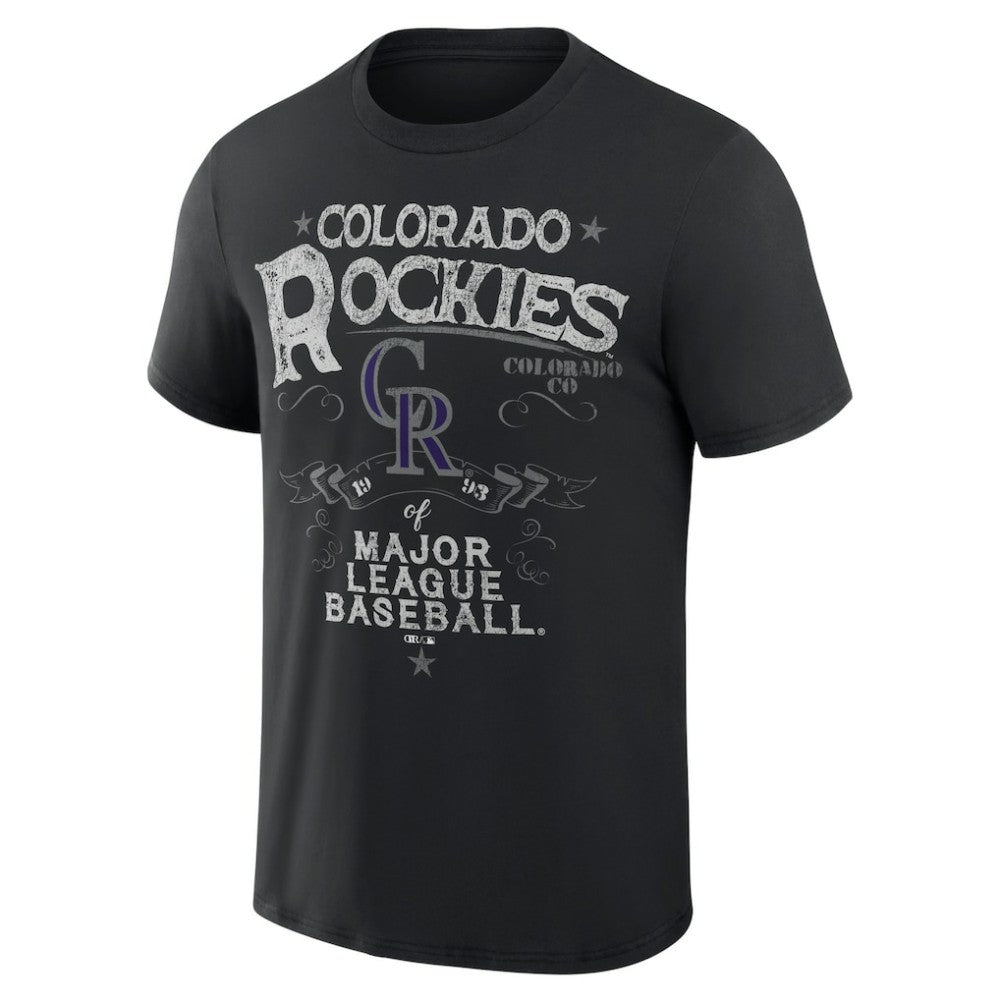Colorado Rockies Darius Rucker Collection by Fanatics Beach Splatter T-Shirt - MLB T-shirts
