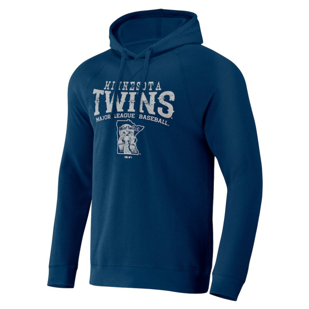 Minnesota Twins Darius Rucker Collection by Fanatics Waffle-Knit Raglan Pullover Hoodie - MLB Hoodies