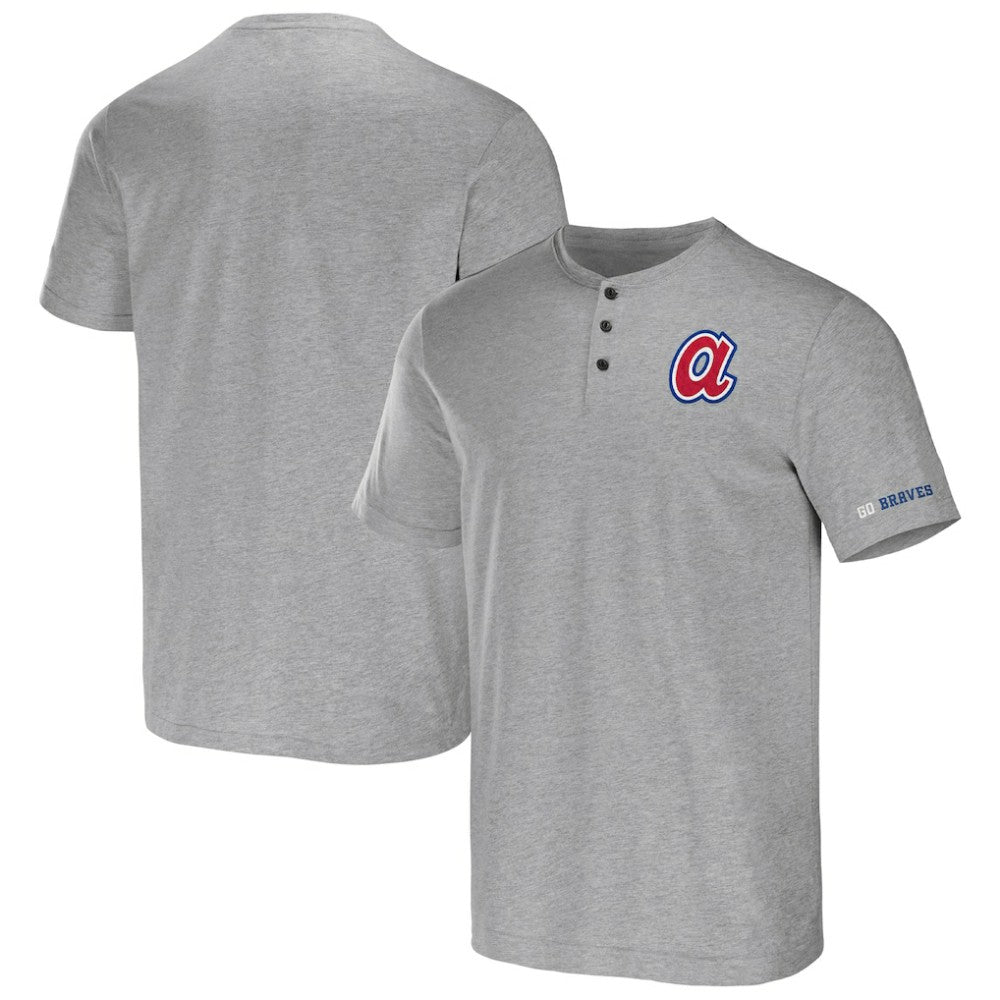 Atlanta Braves Darius Rucker Collection by Fanatics Henley T-Shirt - MLB T-shirts