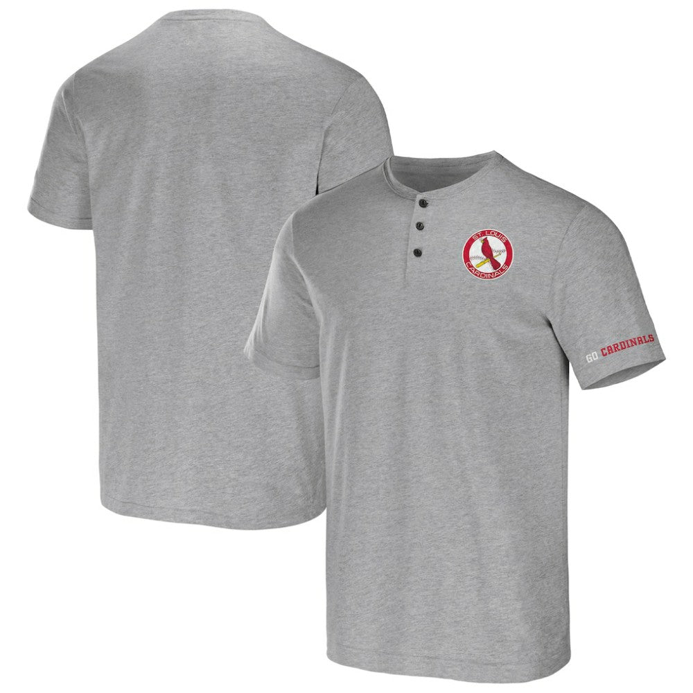 St. Louis Cardinals Darius Rucker Collection by Fanatics Henley T-Shirt - MLB T-shirts