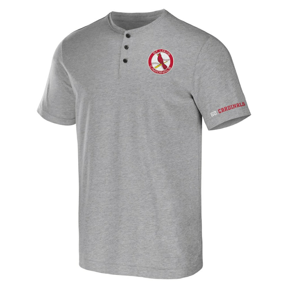 St. Louis Cardinals Darius Rucker Collection by Fanatics Henley T-Shirt - MLB T-shirts