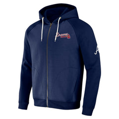 Atlanta Braves Darius Rucker Collection by Fanatics Raglan Full-Zip Hoodie - MLB Hoodies