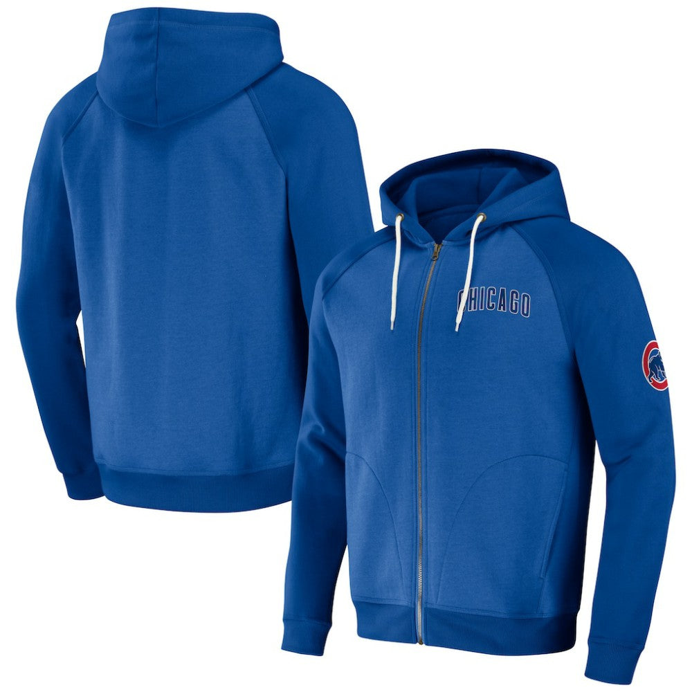 Chicago Cubs Darius Rucker Collection by Fanatics Raglan Full-Zip Hoodie - MLB Hoodies