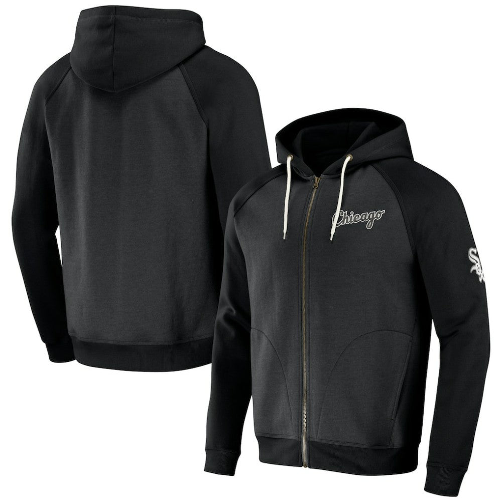 Chicago White Sox Darius Rucker Collection by Fanatics Raglan Full-Zip Hoodie - MLB Hoodies