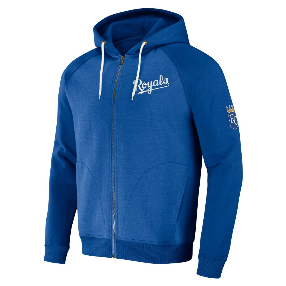 Kansas City Royals Darius Rucker Collection by Fanatics Raglan Full-Zip Hoodie - MLB Hoodies