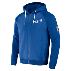 Kansas City Royals Darius Rucker Collection by Fanatics Raglan Full-Zip Hoodie - MLB Hoodies