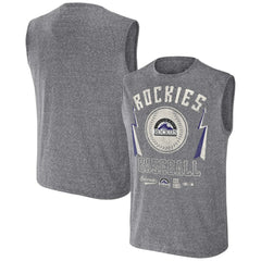 Colorado Rockies Darius Rucker Collection by Fanatics Relaxed-Fit Muscle Tank Top - MLB Tanks
