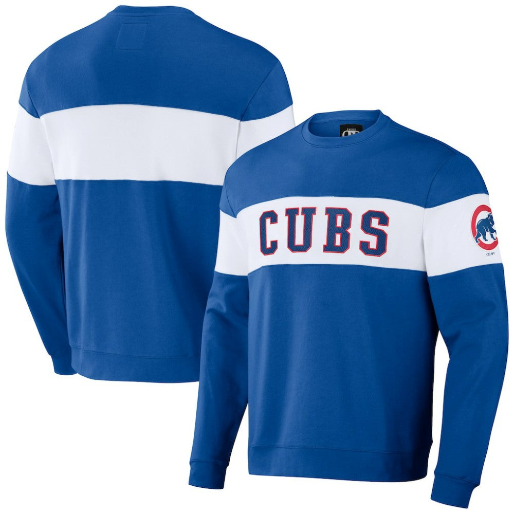 Chicago Cubs Darius Rucker Collection by Fanatics Stripe Pullover Sweatshirt - MLB Pullover