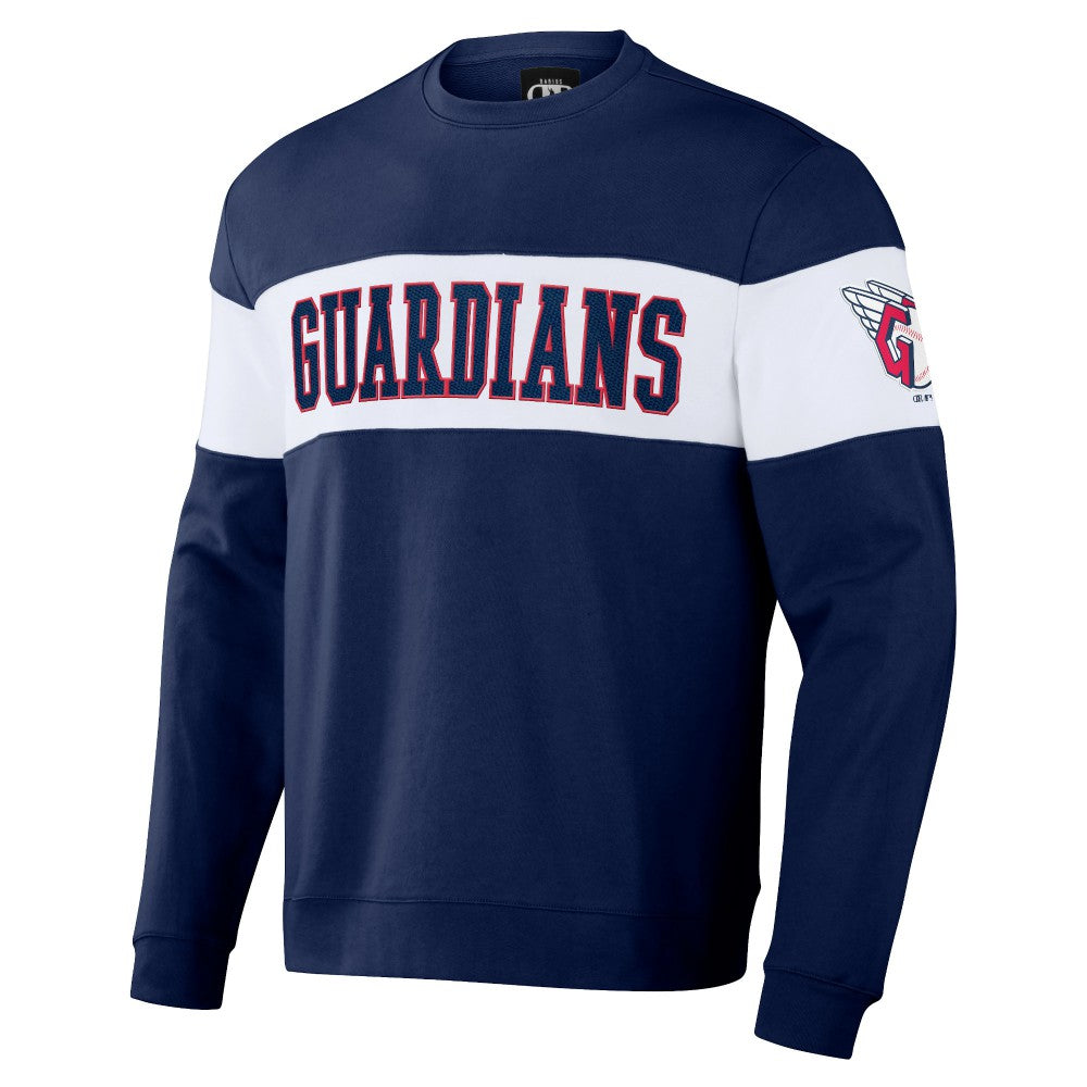 Cleveland Guardians Darius Rucker Collection by Fanatics Stripe Pullover Sweatshirt - MLB Pullover