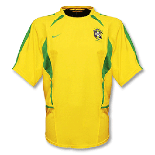 Retro Brazil Home Jersey World Cup 2002