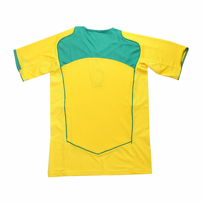 Ronaldo #9 Retro Brazil Home Jersey 2004