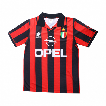 BAGGIO #18 Retro AC Milan Home Jersey 1996/97