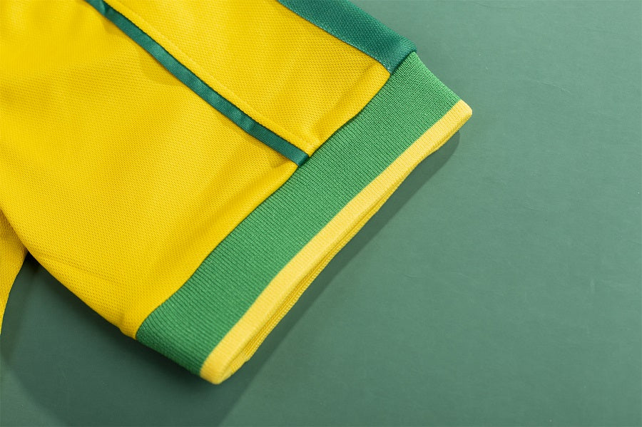 DENILSON #19 Retro Brazil Home Jersey World Cup 1998