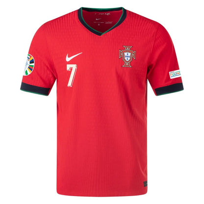 Ronaldo #7 Portugal Home Match Jersey Player Version EURO