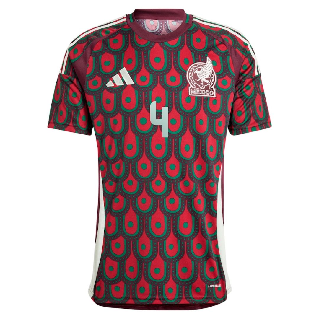 E.ÁLVAREZ #4 Mexico Home Jersey Copa America