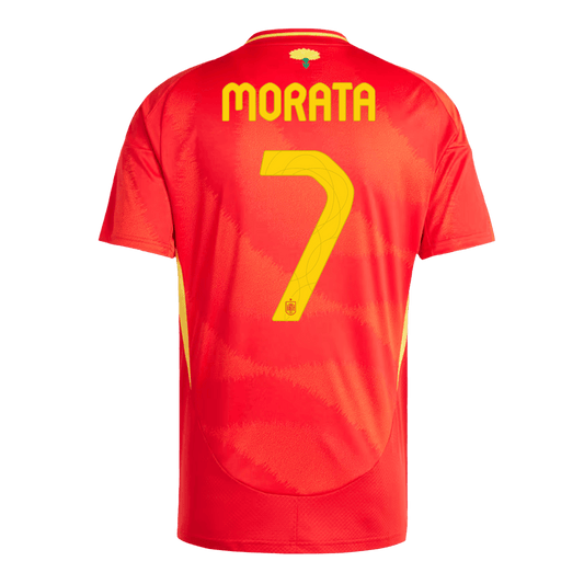 MORATA #7 Spain Home Jersey Euro - [Super Replica]