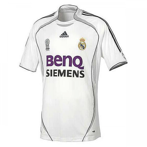 Beckham #23 Retro Real Madrid Home Jersey 2006/07