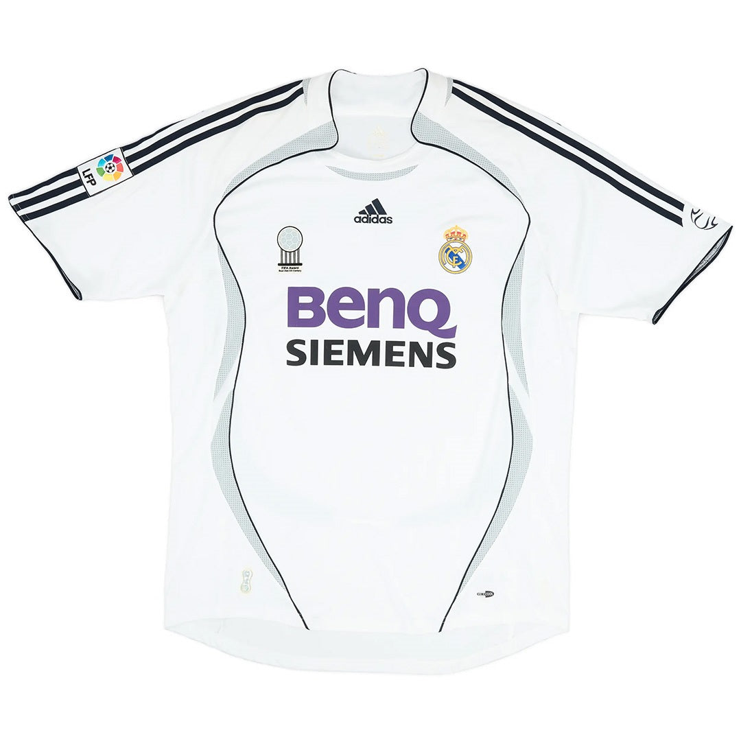 Beckham #23 Retro Real Madrid Home Jersey 2006/07
