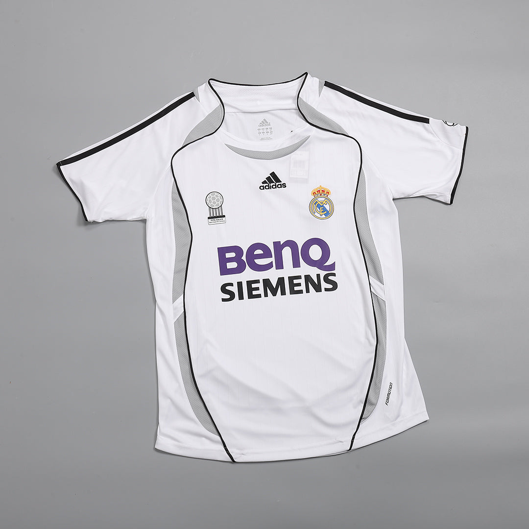 Beckham #23 Retro Real Madrid Home Jersey 2006/07