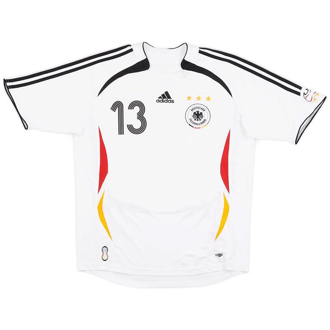 BALLACK #13 Retro Germany Home Jersey World Cup 2006