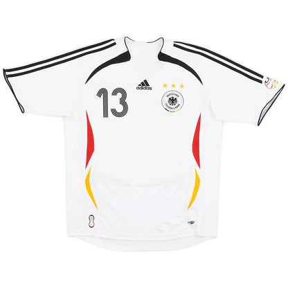 BALLACK #13 Retro Germany Home Jersey World Cup 2006