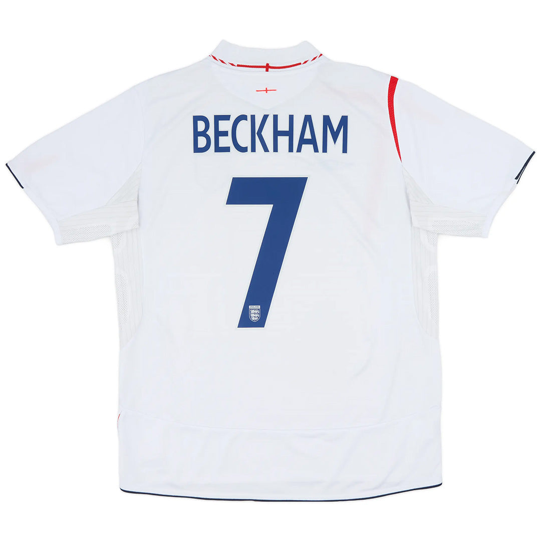 BECKHAM #7 Retro England Home Jersey World Cup 2006