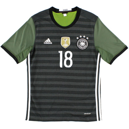 Kroos #18 Retro Germany Away Jersey 2016