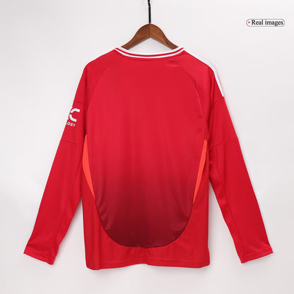 Manchester United Home Long Sleeve Jersey
