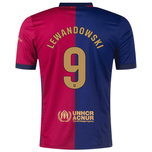 LEWANDOWSKI #9 Barcelona Home Jersey