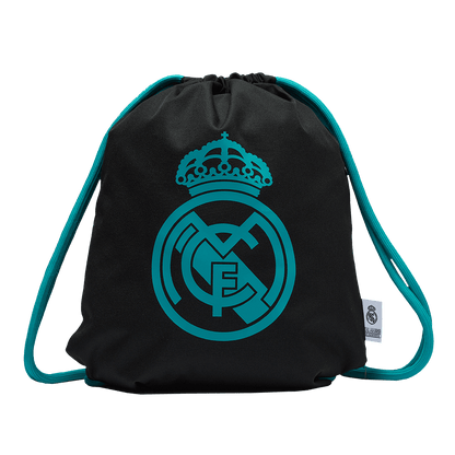 Real Madrid Crest Gymsack - Black