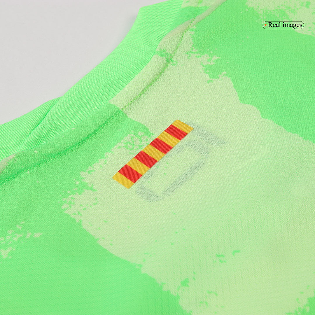 [Super Replica] Barcelona Third Spotify Logo Without Text Full Kit